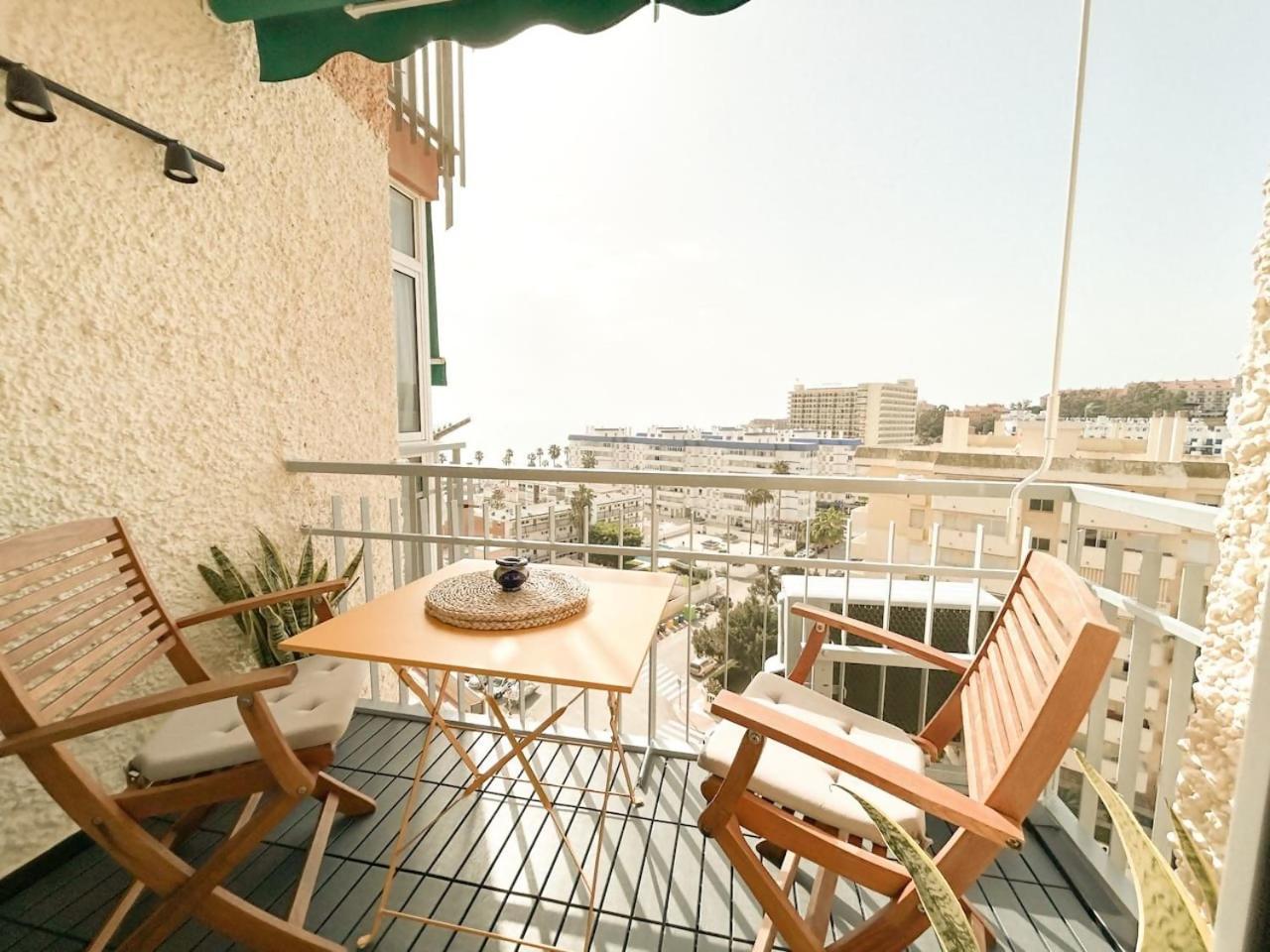 Vistas Al Mar A 1 Min De Playa Con Parkig Gratis Daire Benalmádena Dış mekan fotoğraf